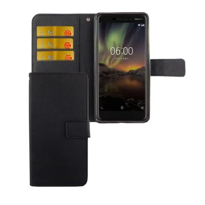 Zdjęcie produktu dla Pokrowiec na telefon komórkowy Nokia 6 2018 Czarny