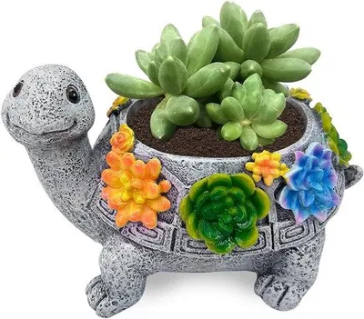 Image de Petit pot de plantes artificielles pour la décoration de bureau