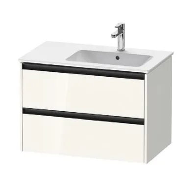Zdjęcie produktu dla Duravit Ketho.2 - Szafka pod umywalkę 549x810x480 mm, 2 szuflady, biały błyszczący K25268022220000