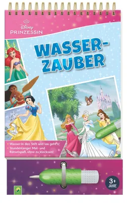 Produktbild von Disney Prinzessin Wasserzauber Malbuch - einfach mit Wasser malen