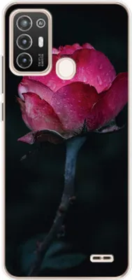 Produktbild von König Design Hülle kompatibel mit ZTE Blade A52 Kunststoff Soft Handyhülle - Handy Case Rose