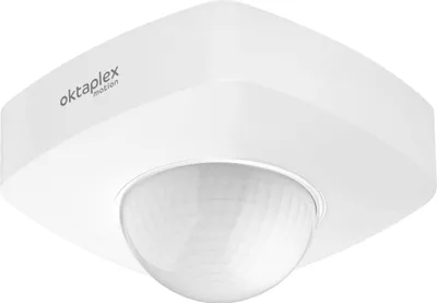 Image de Oktaplex Détecteur de présence 360° IP65 Détecteur de mouvement pour plafond en saillie Extérieur & Intérieur 230V anthracite