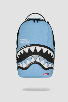 Produktbild von Sprayground Rucksack "Shark Central", Uni, Himmelblau-Schwarz