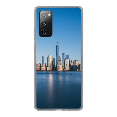 Produktbild von MuchoWow® Handyhülle Schutzhülle Hülle für Samsung Galaxy S20 FE New York - Skyline - Blau Silikon Softcase Handy Hülle - Abdeckung