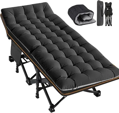 Imagen del producto de Cama abatible de gran tamaño con colchón, 198x81x46 cm (XXL, color )