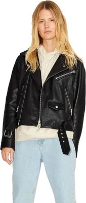 Zdjęcie produktu dla Jack & Jones 12200286_2161_XL, Kurtka motocyklowa, Uni , Dorosły, Zamek błyskawiczny, Skóra, Czarny