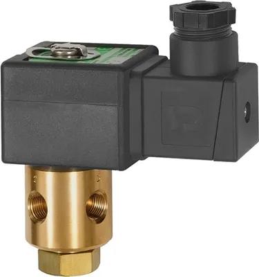 Produktbild von Riegler 3/2-Wege-MV., MS, NC, direktg. 24 V DC, NBR, Rp 1/8, PN 0-7 bar