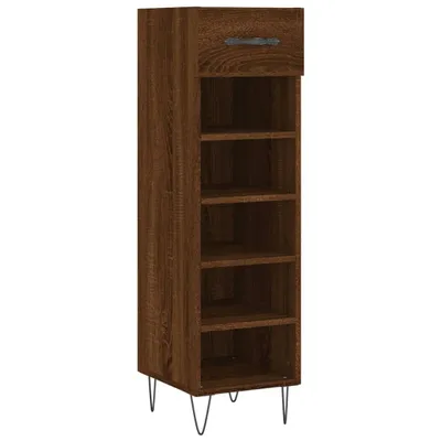 Produktbild von vidaXL Schuhschrank Braun Eichen-Optik 30x35x105 cm Holzwerkstoff