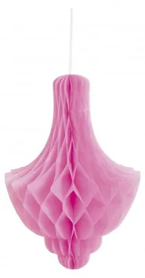 Produktbild von Kronleuchter Dekoration pink 33,5 cm