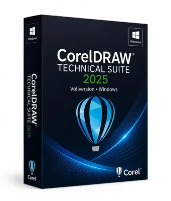 Produktbild von CorelDRAW Technical Suite 2025 / Vollversion / Windows / Kein Abo + USB-Stick