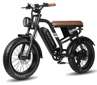 Produktbild von MX10 E-Bike Elektro Fahrrad - 250W Fatbike - 48V 13,5Ah Lithium-Akku - 50 cm Reifen - Reichweite bis 60 km - bis 25 km/h