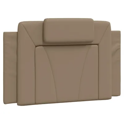 Image de Coussin de tête de lit Viana cappuccino 80 cm similicuir