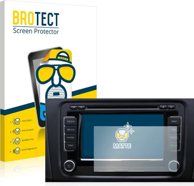 Produktbild von 2x BROTECT Schutzfolie für Volkswagen Touareg 2009 RNS 510 6.5" Displayschutz Displayschutzfolie Folie Matt Entspiegelungsfolie