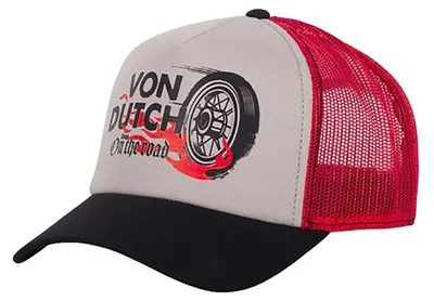Produktbild von Von Dutch Trucker Cap Crew black/grey/red