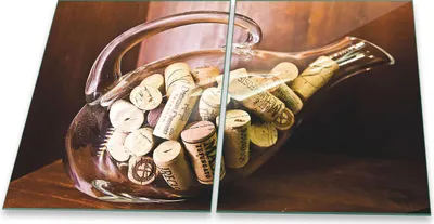 Immagine prodotto di Piastra di copertura per piano cottura in ceramica 2 pezzi 2x40x52 Retro brown splashback cover glass