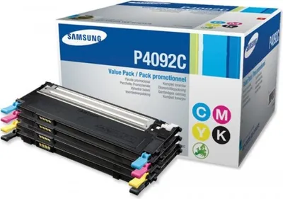 Produktbild von Samsung CLT-P4092C Toner Rainbow Kit (schwarz, gelb, cyan, magenta)