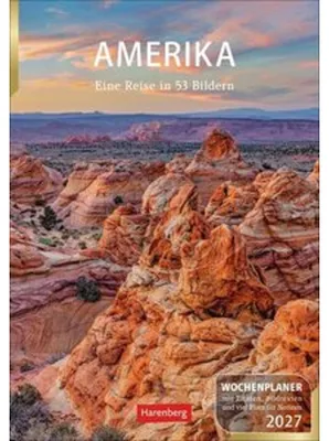 Obrázek produktu pro Amerika – týdenní plánovač 2027 – Cesta v 53 obrazech