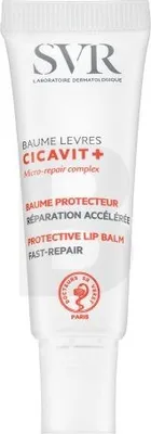 A white tube of SVR Cicavit+ Protective Lip Balm.