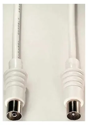 Imagen del producto de e+p HFA 5, 5 metros, Adaptador coaxial, Adaptador coaxial, Blanco