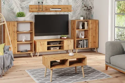 Produktbild von Bücherregal Fondi für das Wohnzimmer - Elegant und Vielseitig