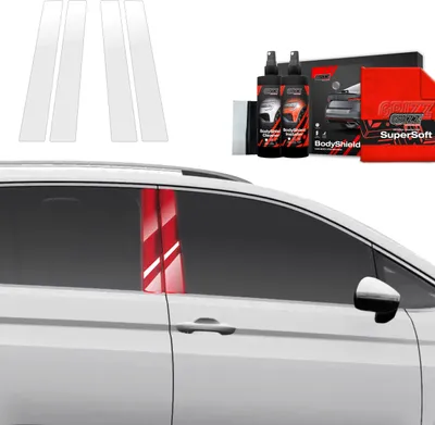 Image de Film de protection 4 en 1 Grizz Protector pour montant B - Volkswagen VW Touran (2024-2025)