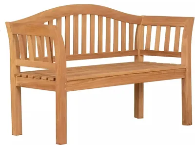 Produktbild von Gartenbank Wave Teak 120 cm