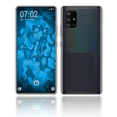 Produktbild von PhoneNatic Case kompatibel mit Samsung Galaxy A71 5G - Crystal Clear Silikon Hülle crystal-case Cover
