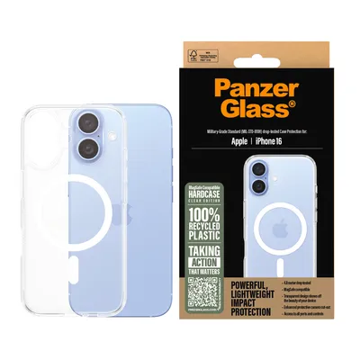 Produktbild von PanzerGlass HardCase White MagSAFE iPhone 16