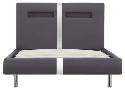 Obrázek produktu pro vidaXL Postel s LED diodou v imitaci kůže 90x200 cm