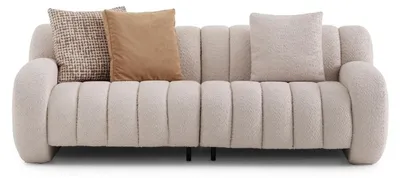 Produktbild von Zweisitzer Sofa 2 Sitzer Couch Modernes Beige Wohnzimmer