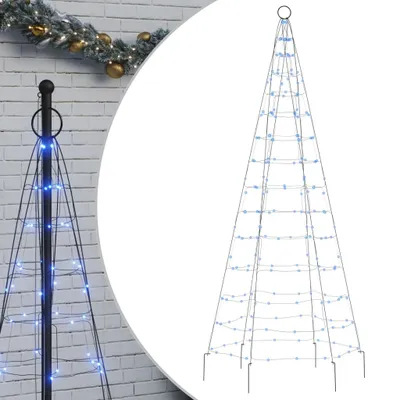Zdjęcie produktu dla Choinka LED 200 diod LED Niebieski 180 cm