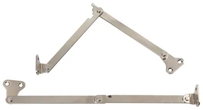 Obrázok produktu pre 100 držiakov chlopní s uzamykacím mechanizmom, poniklovaná oceľ, 200 mm, pravé