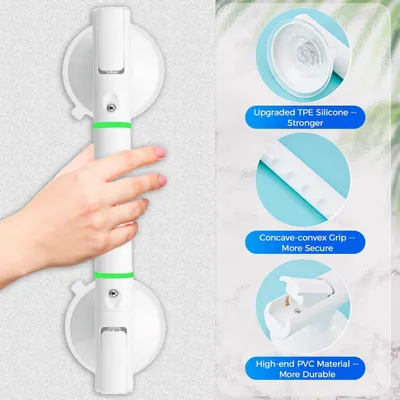Produktbild von Haltegriff Dusche mit Saugnapf Duschhandgriff Sauggriff Mobiler Badewannengriff