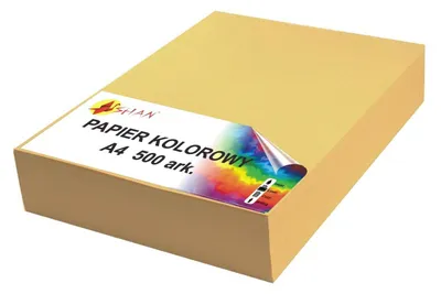 Immagine prodotto di Carta colorata A4 da 80 g, giallo zafferano, 500 fogli