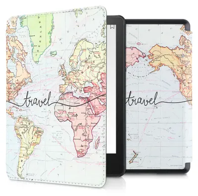 Produktbild von kwmobile Klapphülle kompatibel mit Amazon Kindle Paperwhite 11. Generation 2021 Hülle - Flipcase für Kindle Paperwhite Hülle mit Magnetverschluss -