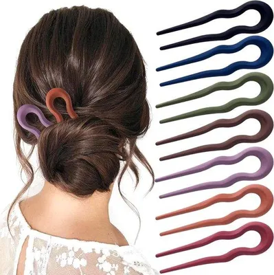 Immagine prodotto di Fermaglio per capelli a forma di U - 13 cm - 7 colori