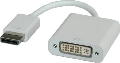 Produktbild von ROLINE DisplayPort-DVI Adapter, DP Stecker-DVI Buchse