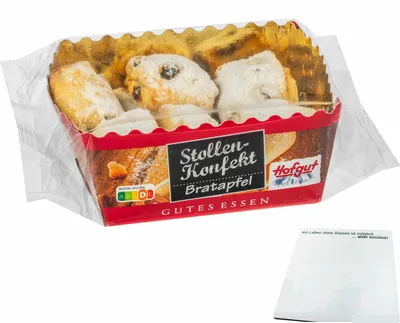 Produktbild von HG Stollenkonfekt Bratapfel (300g Packung) + usy Block