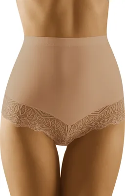 Produktbild von Wolbar Dame Slip Unterhose Spitze  Unterwäsxche WB430, Beige, L