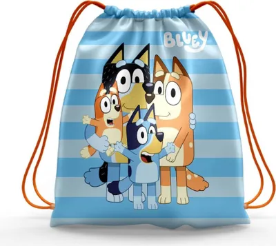 Produktbild von BlueY torba gimnastyczna, torba, plecak, dziewczyna i chłopak, bingo, bandyta, chilli,