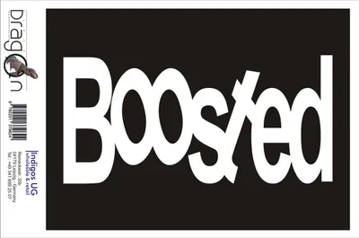 Produktbild von Aufkleber / Autoaufkleber - JDM / Die cut / Auto / OEM - Boosted2 - 210x100mm silber - Heckscheibe / Heckscheibenaufkleber