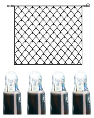 Zdjęcie produktu dla System LED "Siatka świetlna LED 3x3m" 192 diody LED, zimna biel, IP44