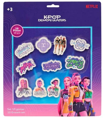 Image de Set de gommes Kpop Demon Hunters