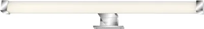 Immagine prodotto di BRILONER REPENS lampada da specchio, IP44 protezione dagli spruzzi d'acqua, luce bianca neutra, montaggio 2 in 1, cromata, 52,5 x 10,3 x 4 cm