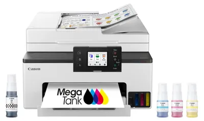 Produktbild von Canon MAXIFY GX2051, Tintenstrahl, Farbdruck, 600 x 1200 DPI, Farbkopieren, A4, Schwarz, Weiß