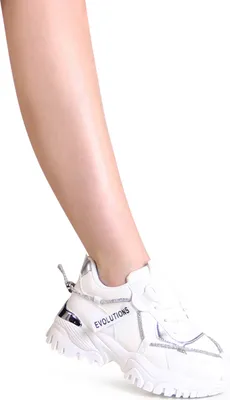 Produktbild von topschuhe24 2824 Damen Plateau Sneaker Turnschuhe Glitzer, Farbe:Weiß, Größe:39 EU