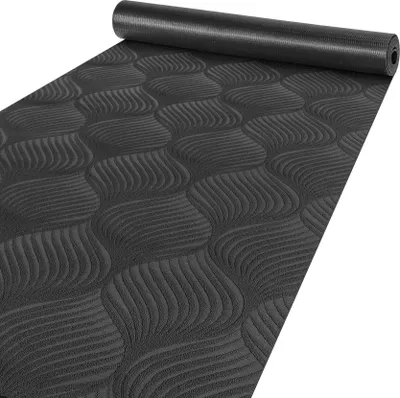 Produktbild von Küchenläufer Flur Teppichläufer Premium Läufer Textil BAKER Grau Ornament Robust Breite 67cm Länge 220cm