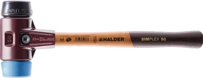 Immagine prodotto di Mazza Halder a faccia morbida SIMPLEX lunghezza 300 mm testa Ø 30 mm - 3012030