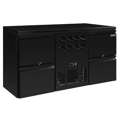 Produktbild von Polar Serie U Barkühlschrank 4 Schubladen mit Flaschenkühlbereich (8 Flaschen)