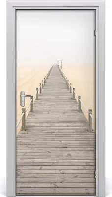 Produktbild von Tulup Türaufkleber 95x205 cm Dekorative Aufkleber Selbstklebend Wasserdichte Tapete Abnehmbar Schlafzimmer Wohnzimmer Wohnkultur - Weg zum Strand